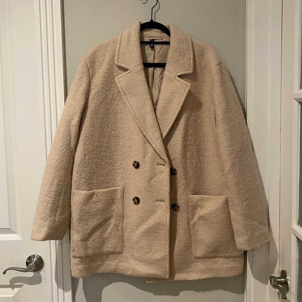 H&M Wool-Blend Peacoat